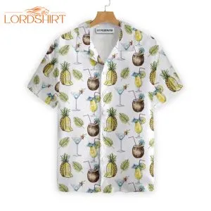 Coconut Cocktail Tropical Hawaiian Shirt