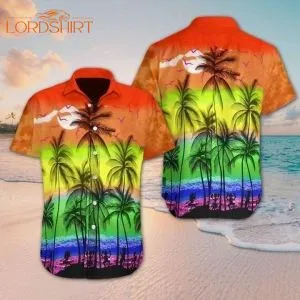 Coconut Tree Tropical Hawaiian Shirt