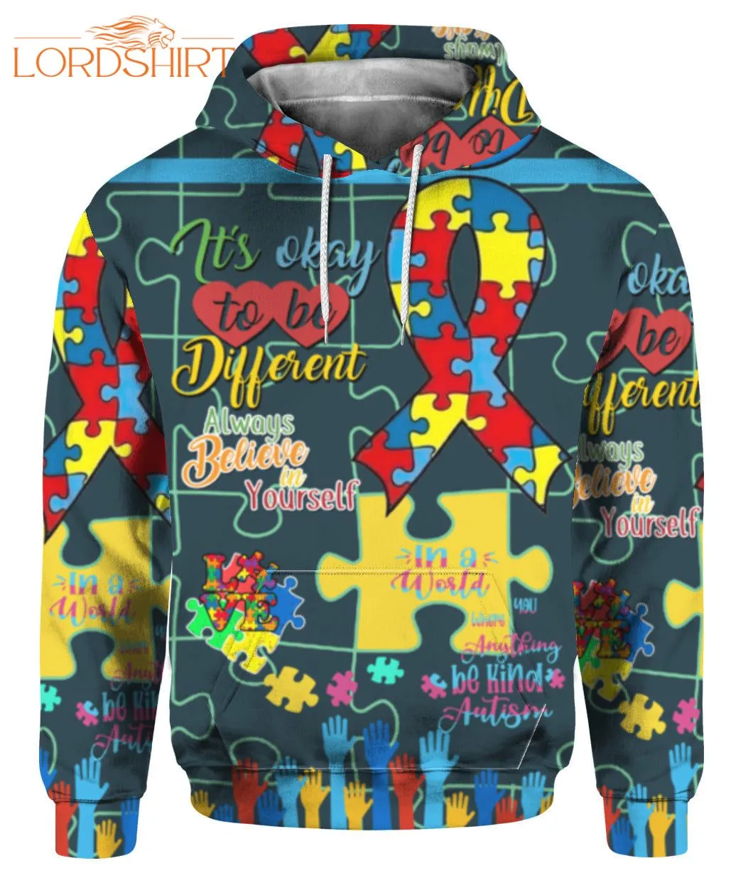 Colorful Autism Awareness 3d All Over Print