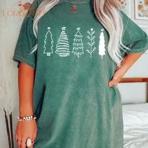 Comfort Colors Christmas Trees Shirt Christmas Shirts For