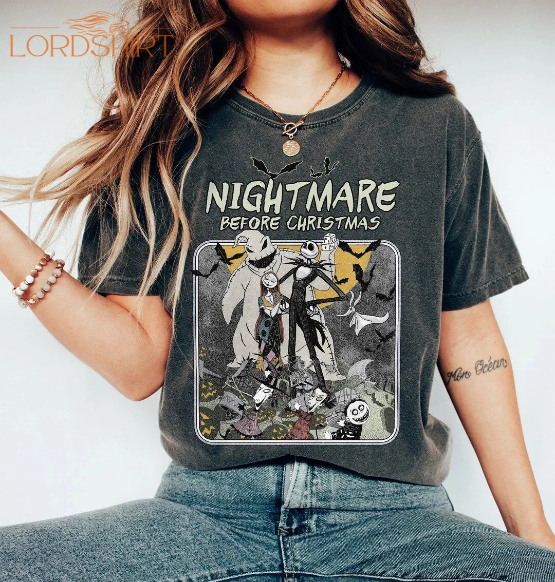 Comfort Colors The Nightmare Before Christmas Shirt Jack And