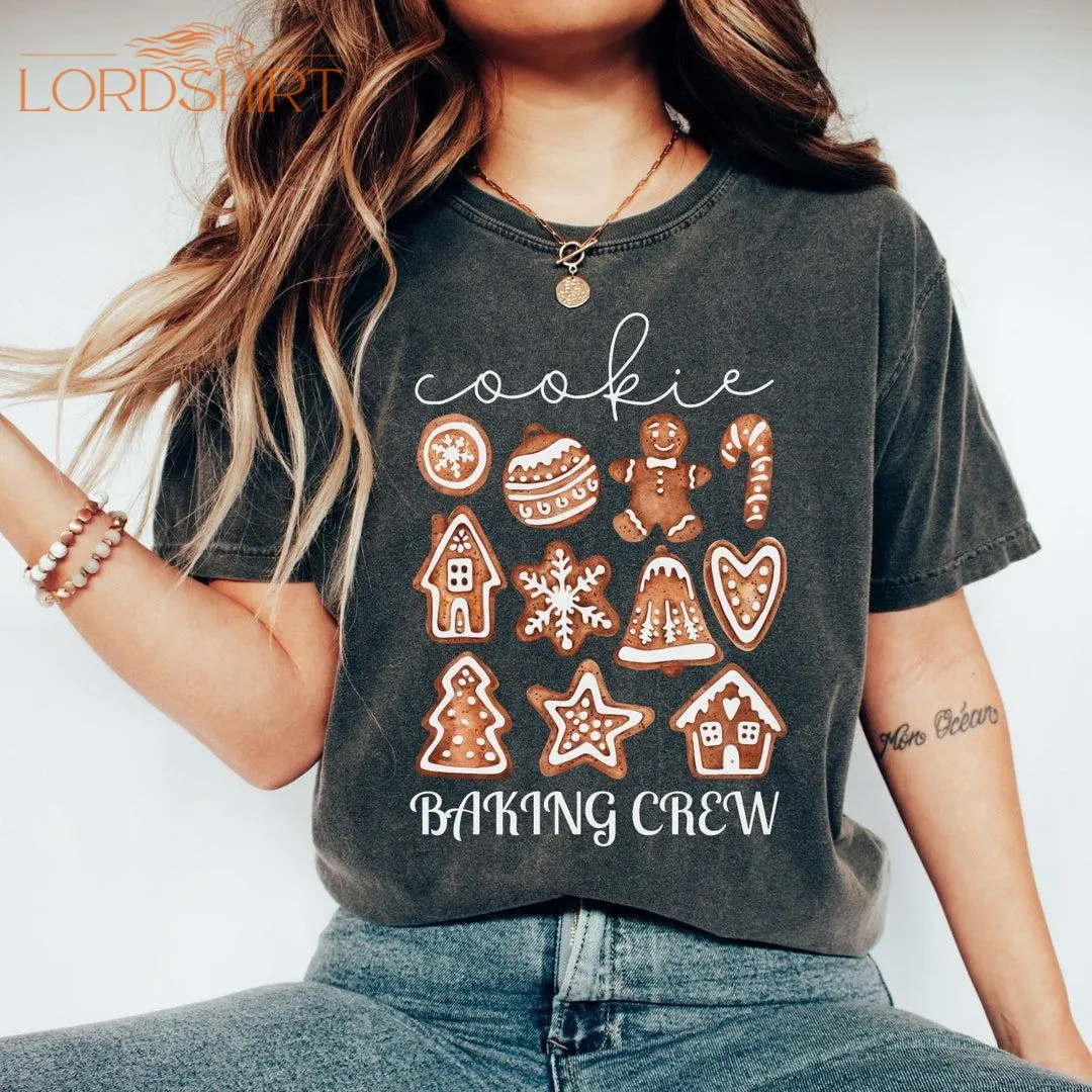 Cooking Baking Crew Gingerbread Cookie Christmas T-shirt