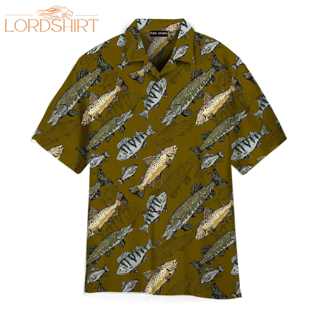 Cool Trout Fishing Hawaiian Shirt