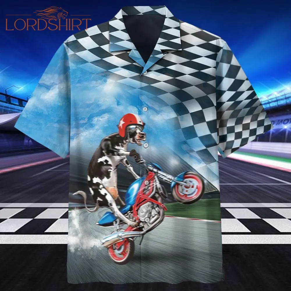 Cow Racing Hawaiian Shirt