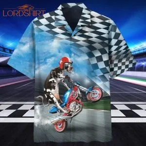 Cow Racing Hawaiian Shirt