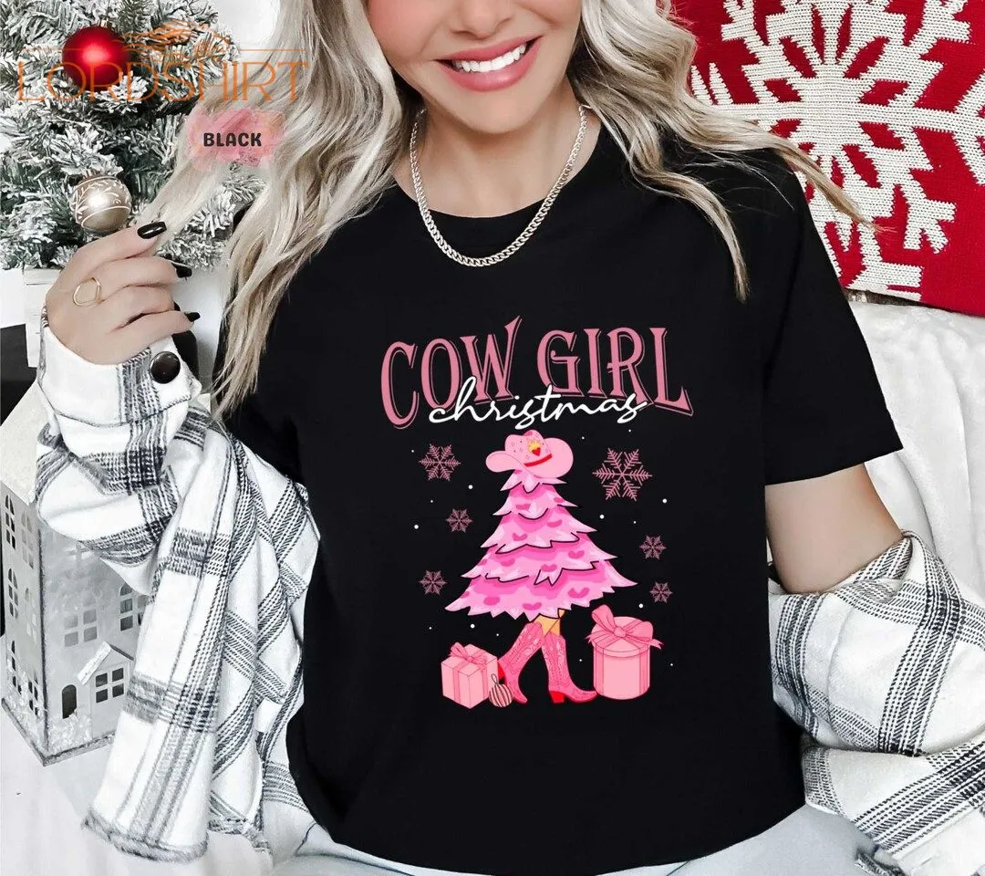 Cowgirl Christmas T-shirt Christmas Cowgirl Shirt Western