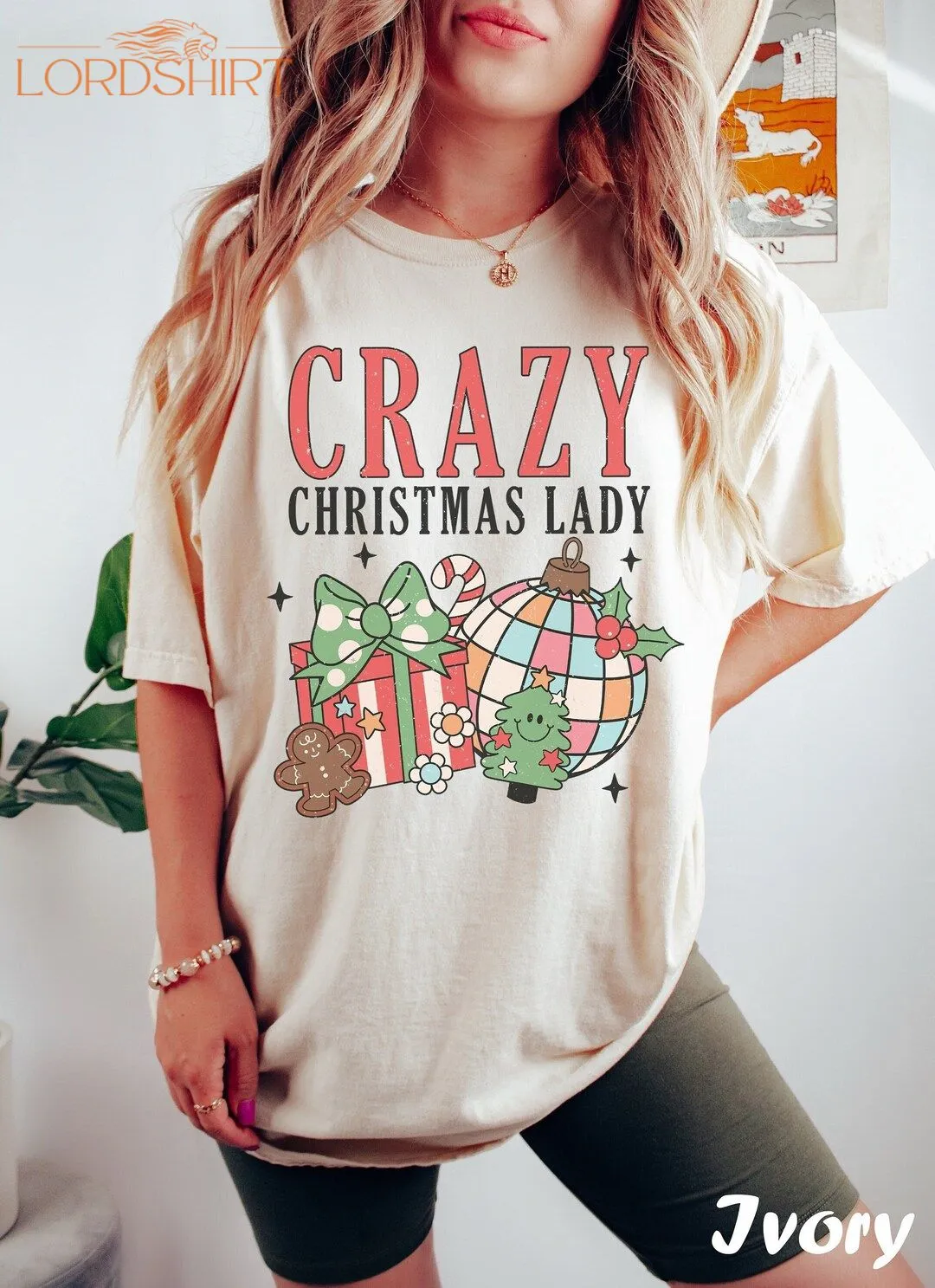 Crazy Christmas Lady Shirt Christmas Tshirt Christmas Shirt