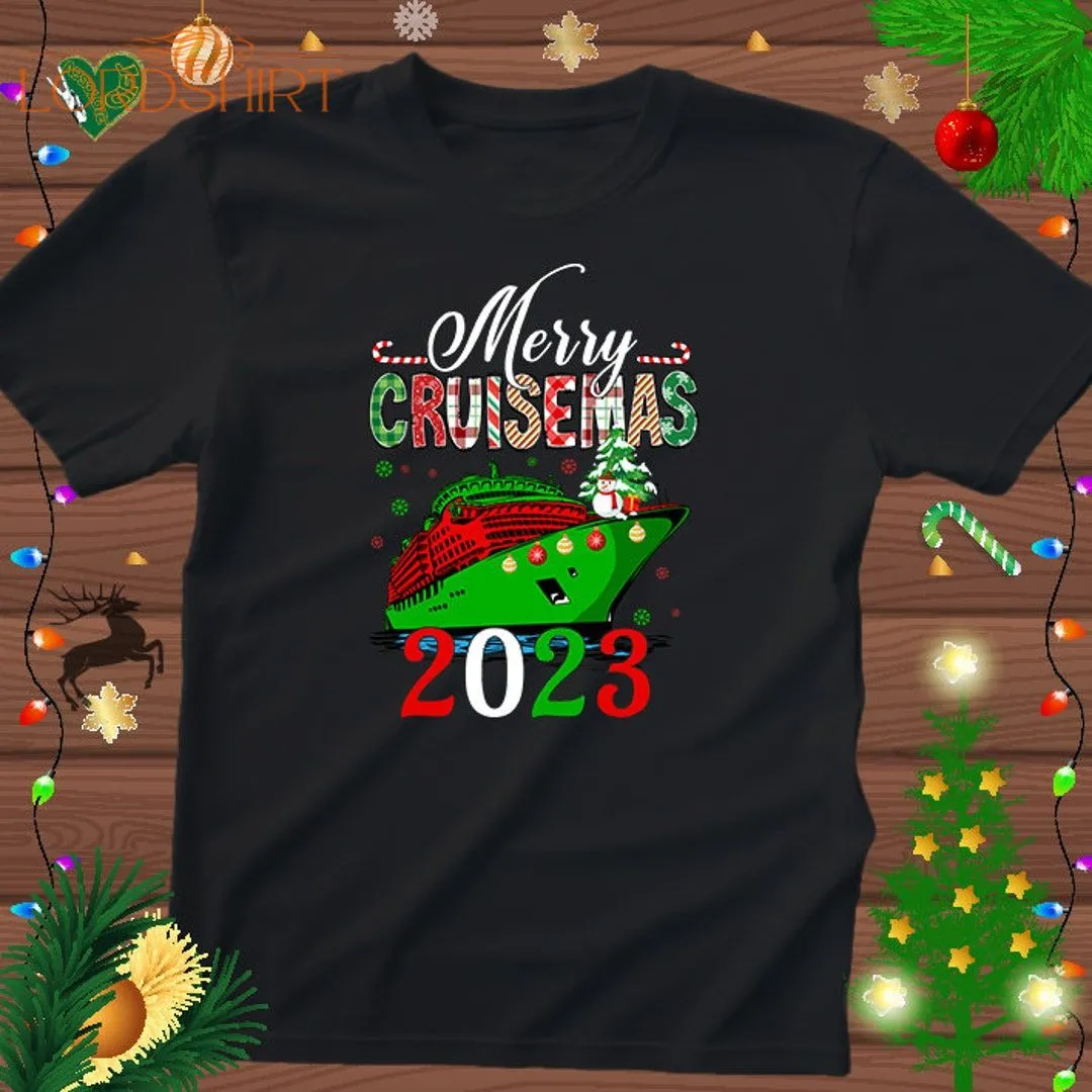 Cruising Lover Tshirt Merry Cruisemas 2023 Family Christmas