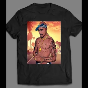 Custom Art Of West Coast Rapper Shirt