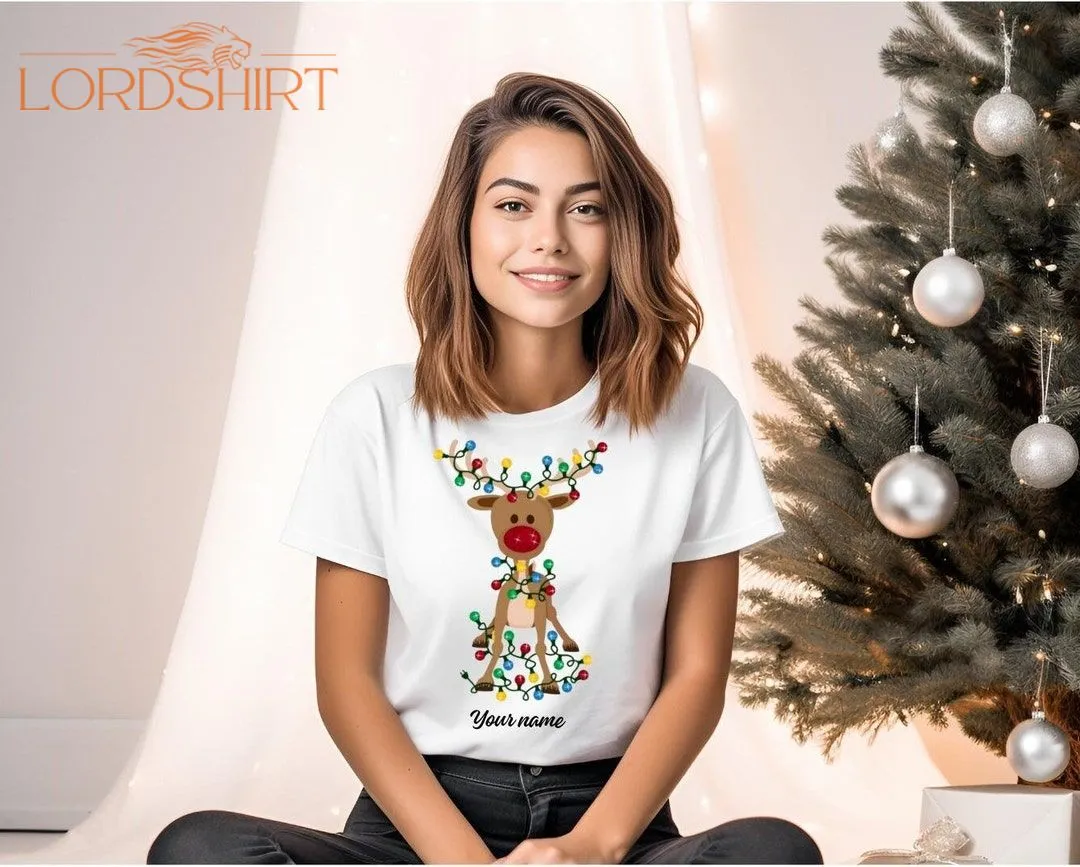 Cute Christmas T-shirt Last Christmas QR Code Reindeer Xmas