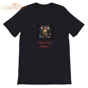 Cute Reindeer Christmas T-shirt