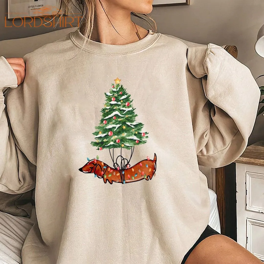 Dachshund Christmas Tree Shirt Dachshund Chhristmas Shirt