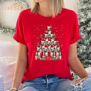 Dalmation Christmas Dog Themed Women's Kids Mens Tshirt