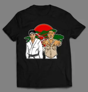 Daniel Son X Miyagi Waxonia Album Cover Parody Shirt