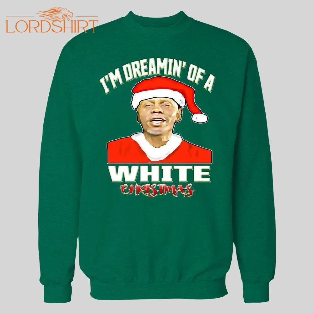 Dave Chappelle Clayton Bigsby Dreamin' Of A White Christmas Holiday Hoodie / Sweatshirt