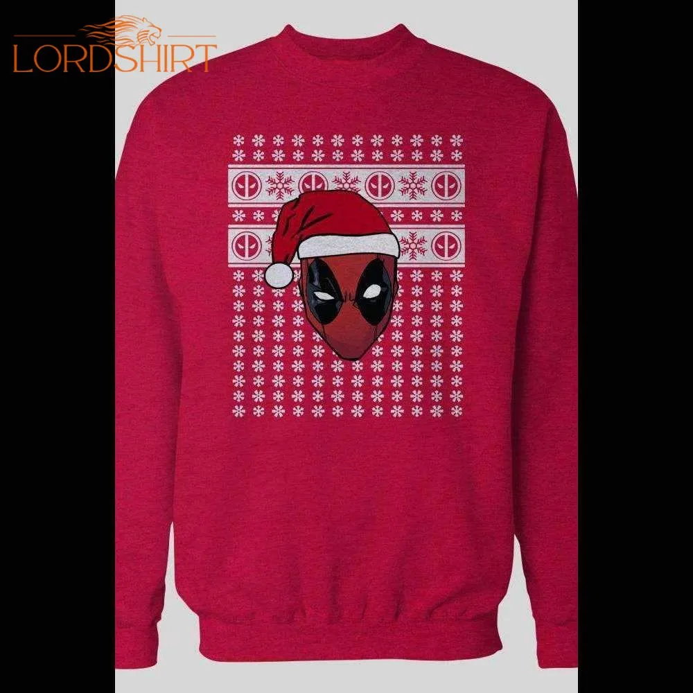 Deadpool Comics Custom Oldskool Santa Christmas Sweatshirt