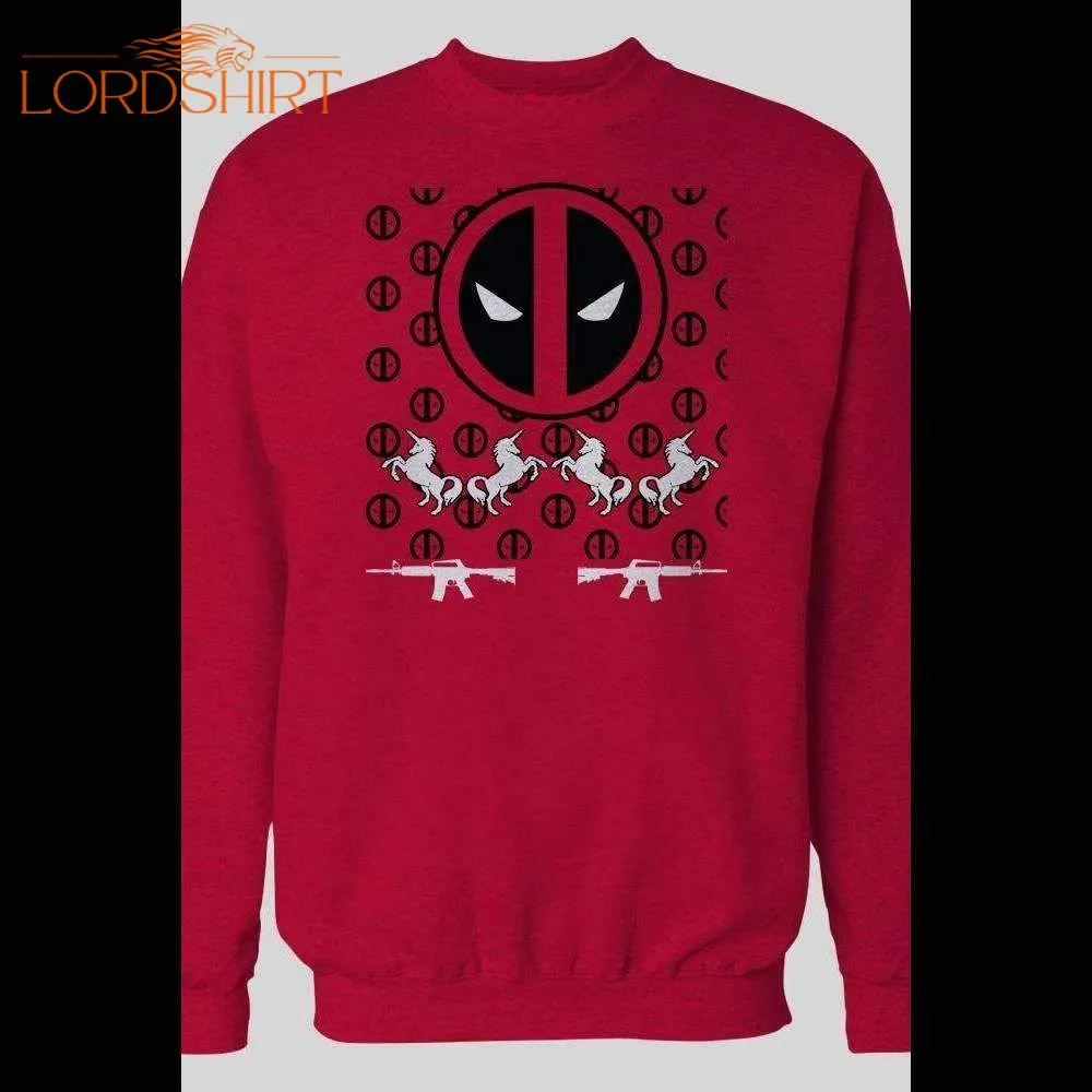 Deadpool Ugly Christmas Holiday Sweatshirt