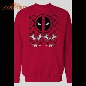 Deadpool Ugly Christmas Holiday Sweatshirt