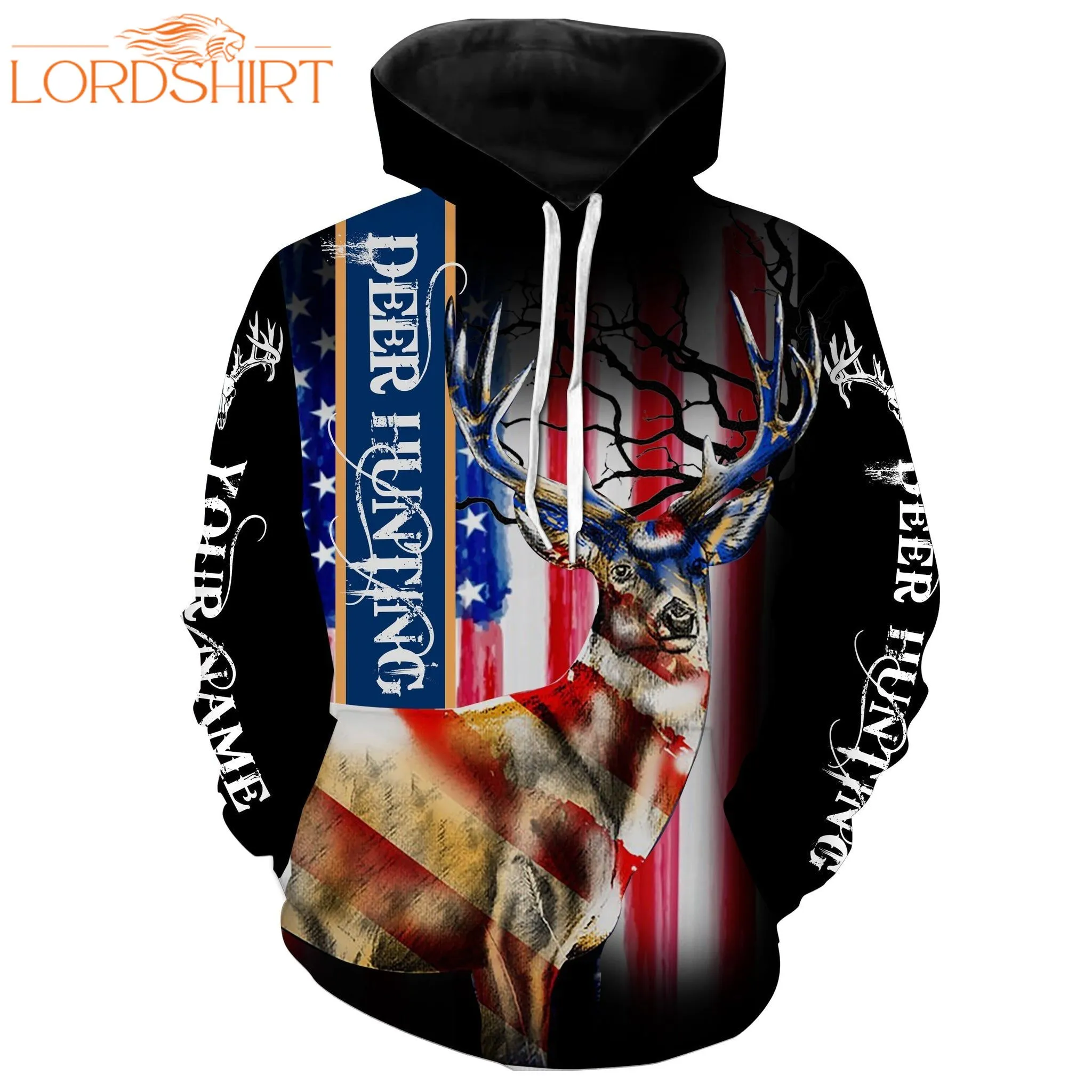 Deer Hunting American Flag Patriot 3d All Over Print