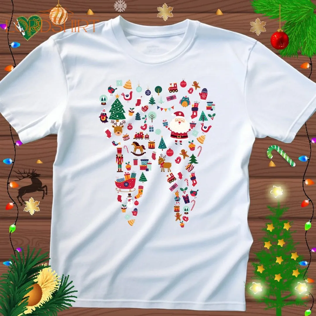 Dental Thanksgiving Tshirt Christmas Dentist Shirt Gift For