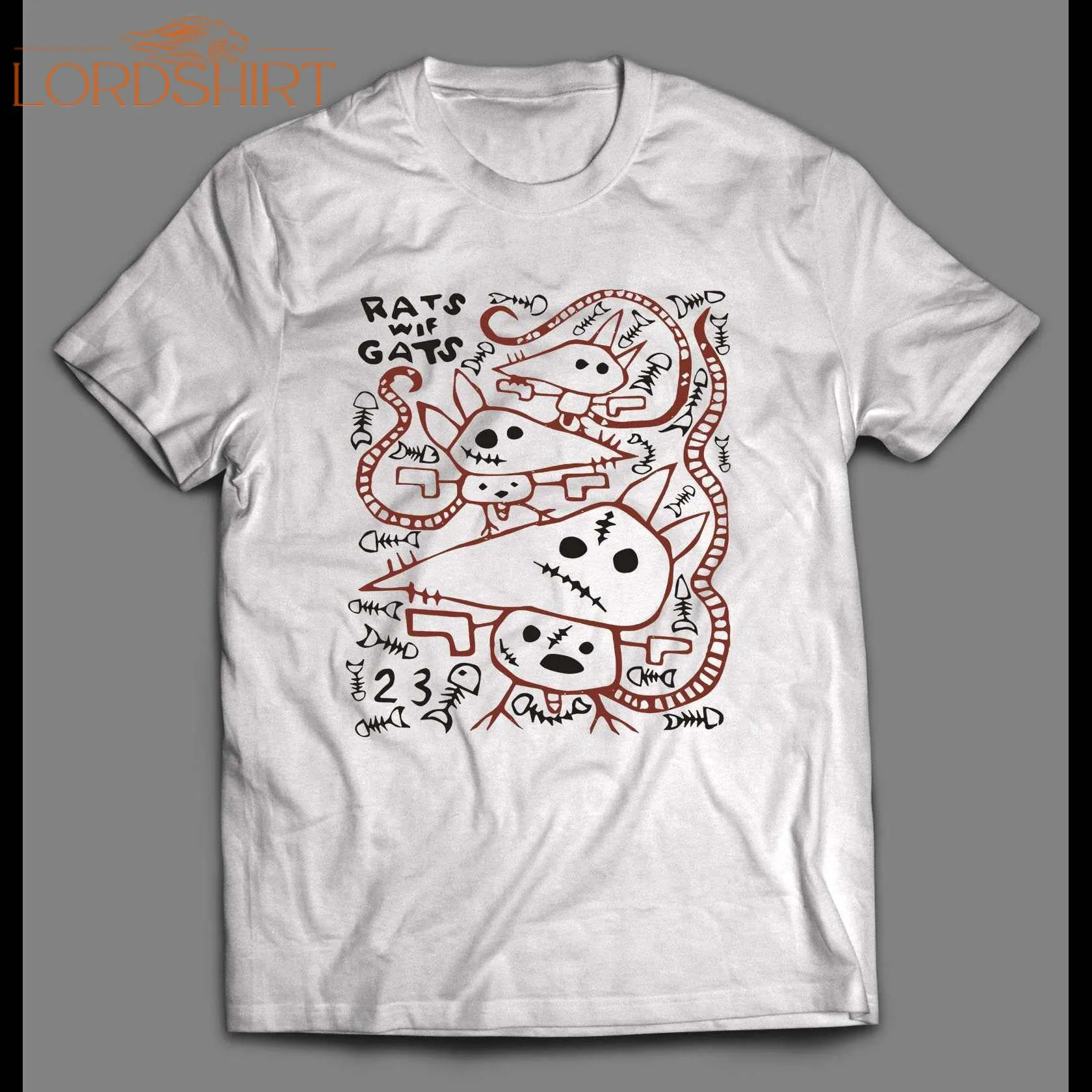 Die Antwoord Rats Wit Gats Doodle Shirt