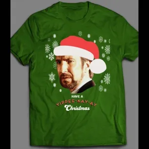 Die Hard's Hans Gruber Christmas Full Front Print Shirt
