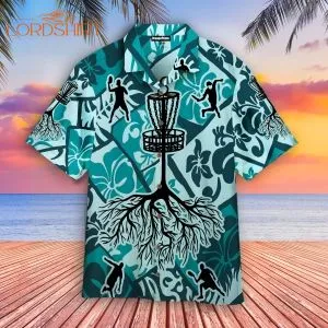 Disc Golf Cross Hawaiian Shirt
