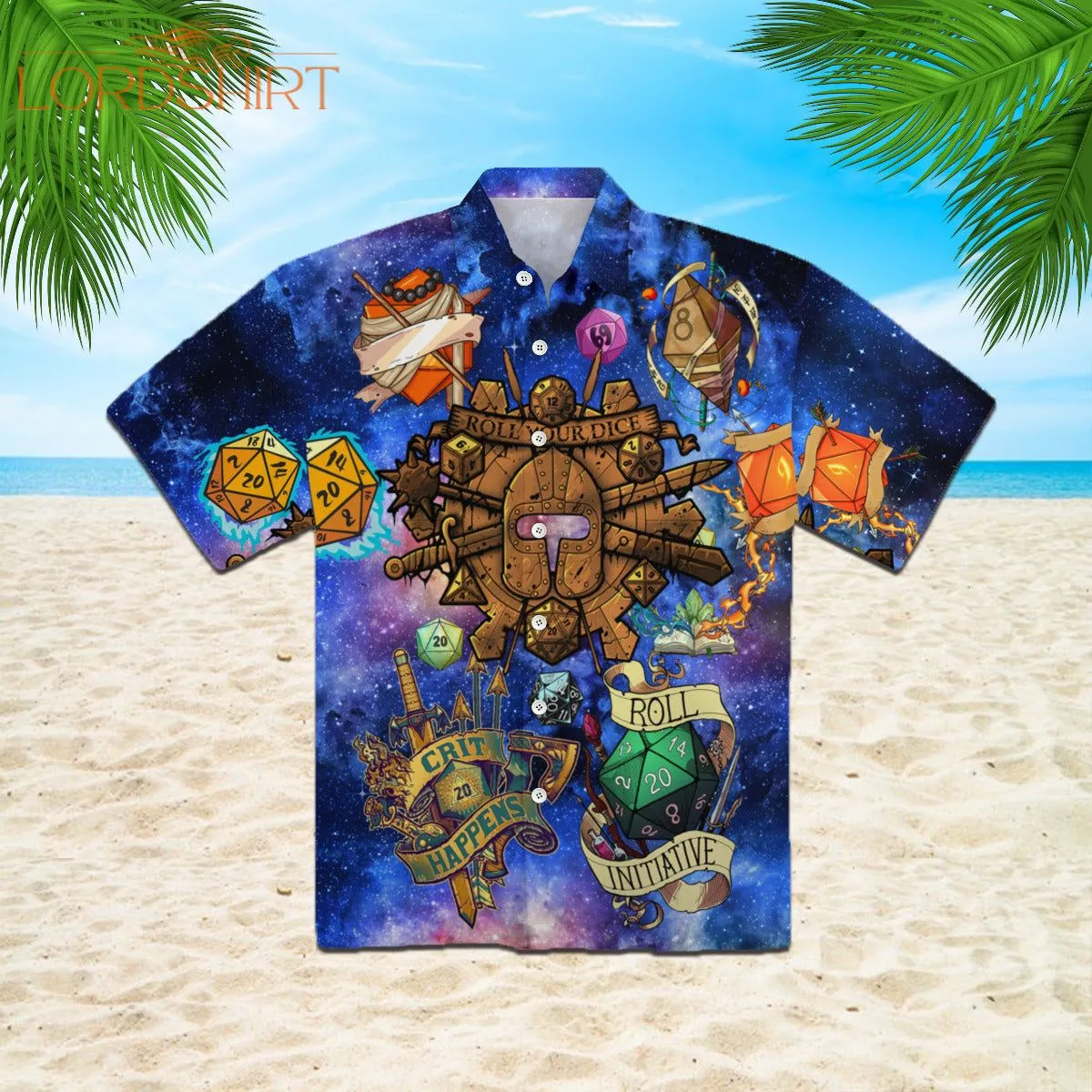 Dnd Roll Your Dice Hawaiian Shirt