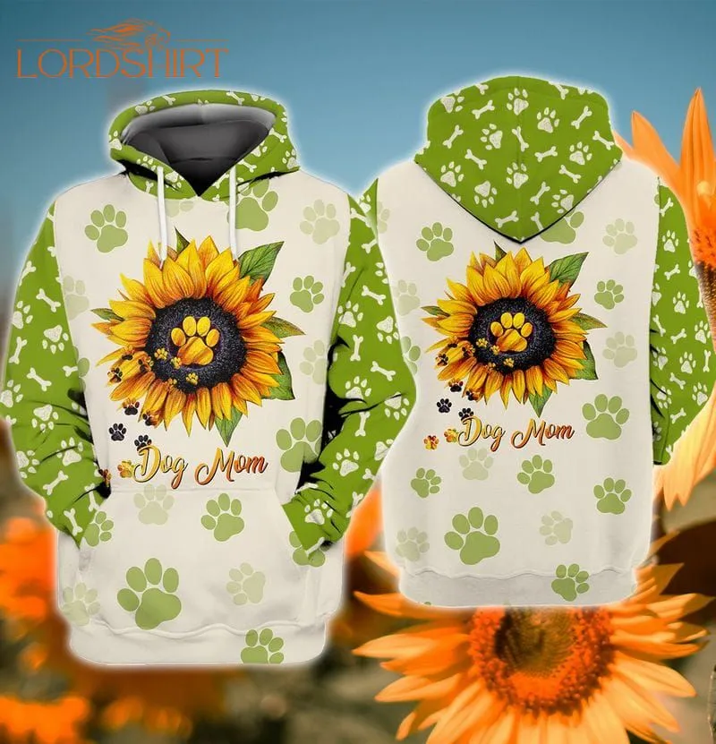 Dog Mom Sunflower 3d All Over Print