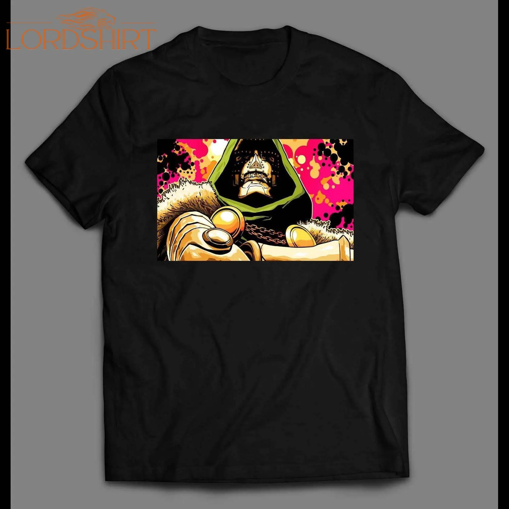 Dr. Doom Comic Book Art Custom Art Shirt