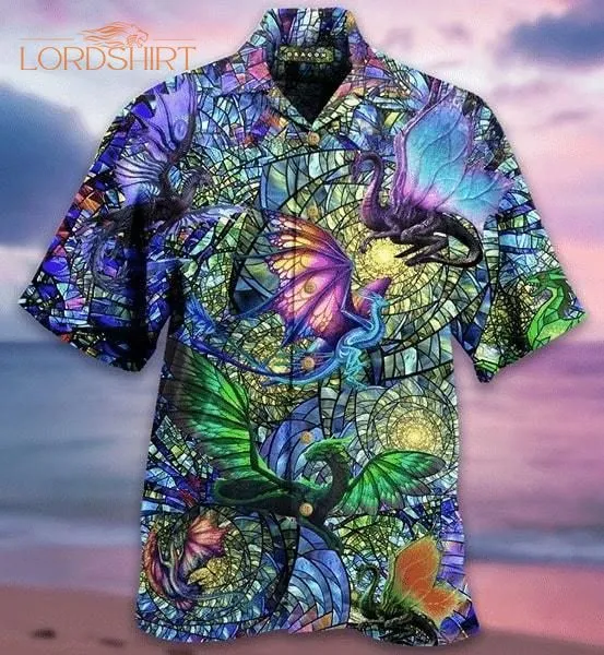 Dragon Crystal Hawaiian Shirt