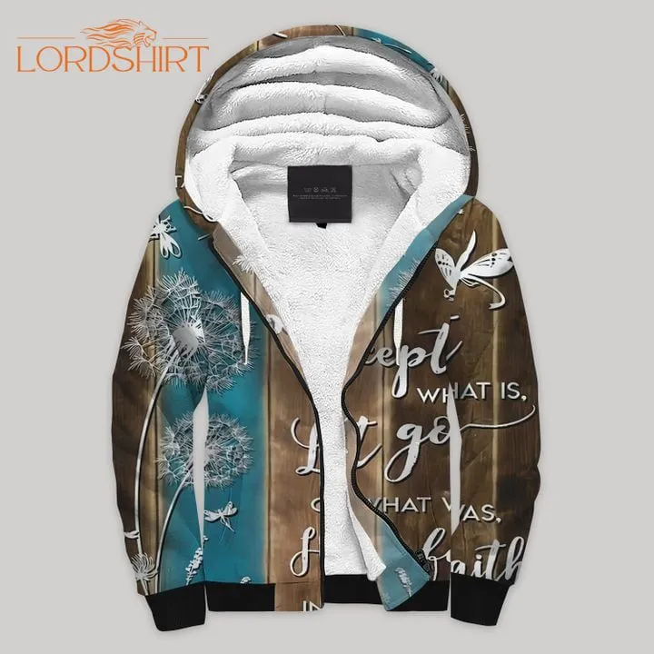 Dragonfly Blanket Fleece Zip Hoodie All Over Print