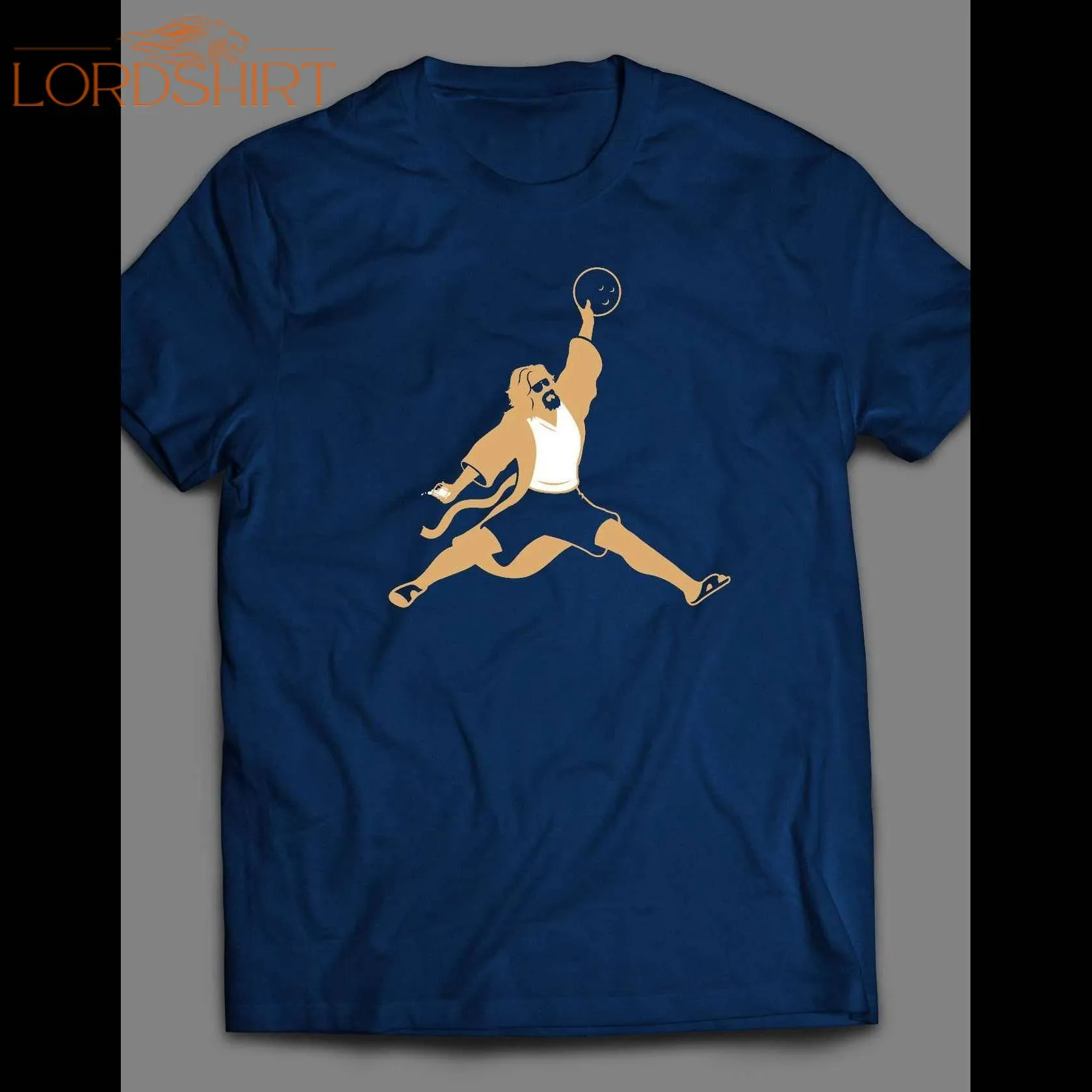 Dude Lebowski Jump Man Parody Shirt