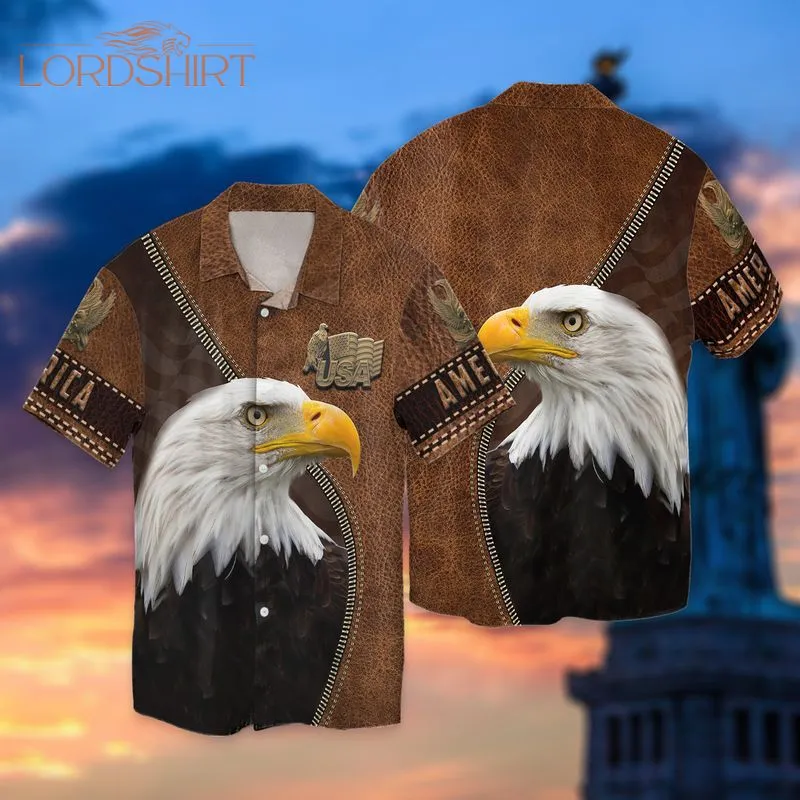 Eagle American Pride Hawaiian Shirt