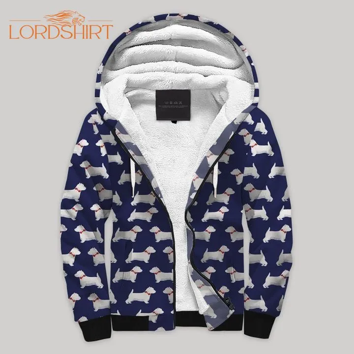 Elephant Fleece Zip Hoodie All Over Print