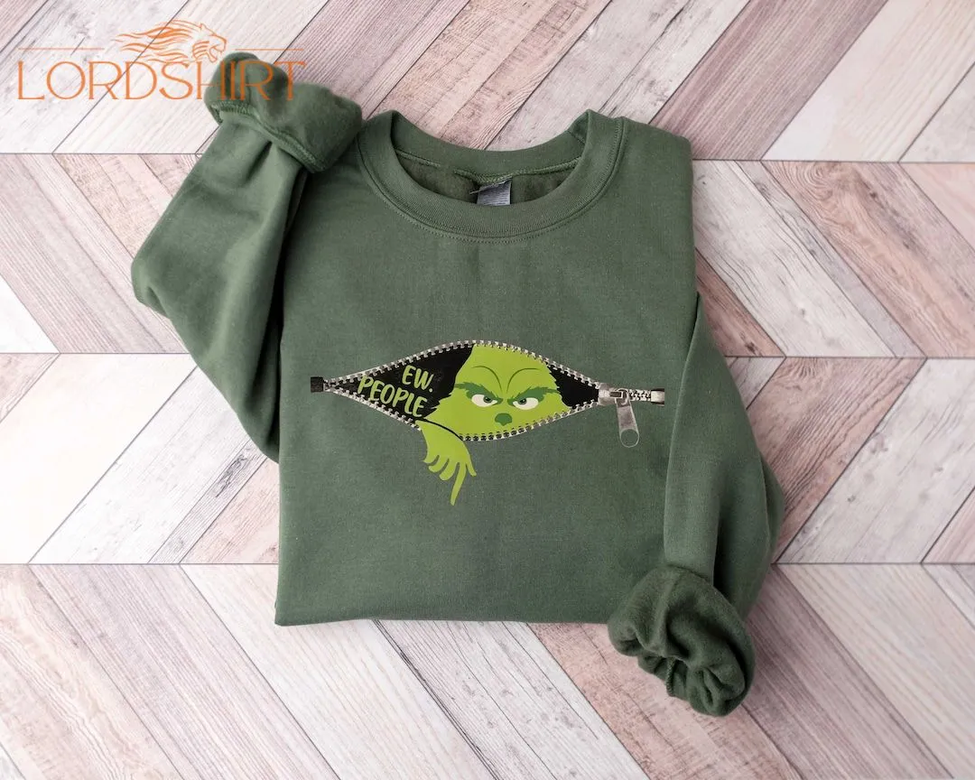 Ew People Shirt Grinch Sweatshirt Grinchmas Sweatshirt