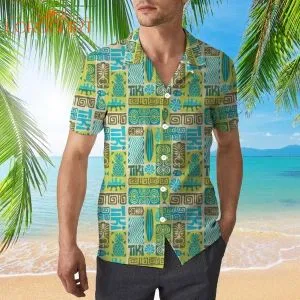 Exotic Tiki Pattern Hawaiian Shirt