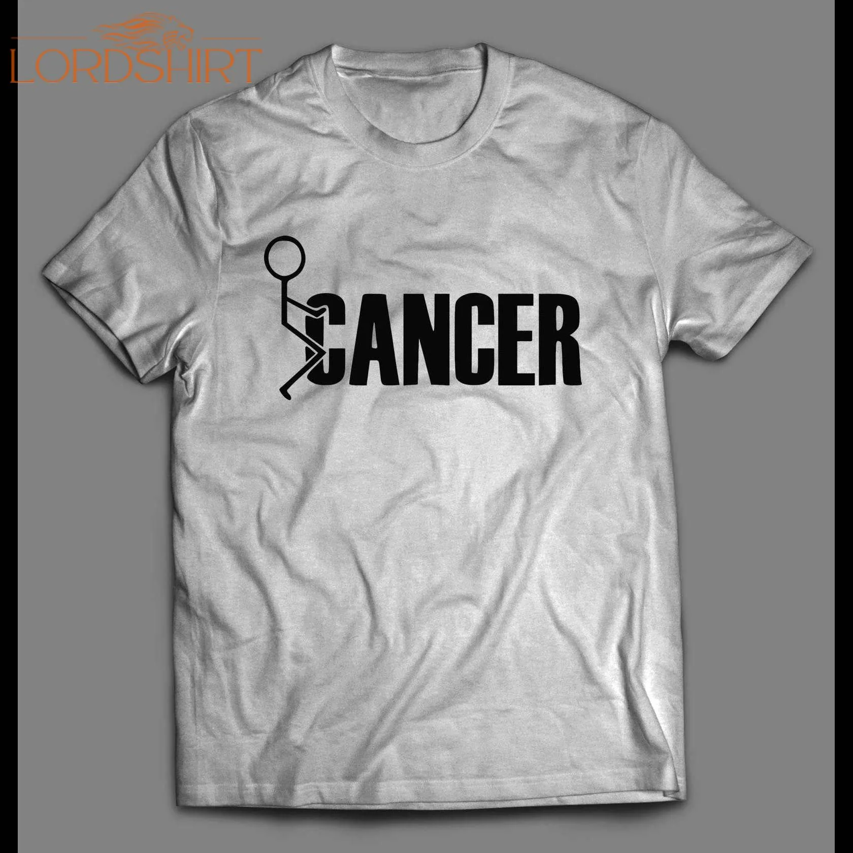 F-cancer High Quality Front Print Shirt