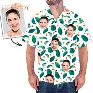 Face Best Gift For Dad Custom Photo Hawaiian Shirt