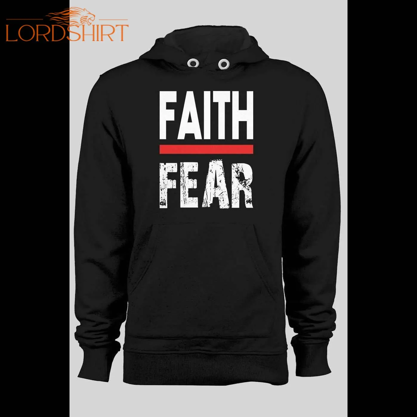 Faith Over Fear Christian Winter Hoodie