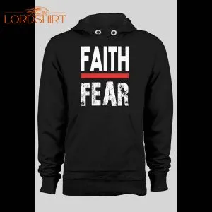 Faith Over Fear Christian Winter Hoodie