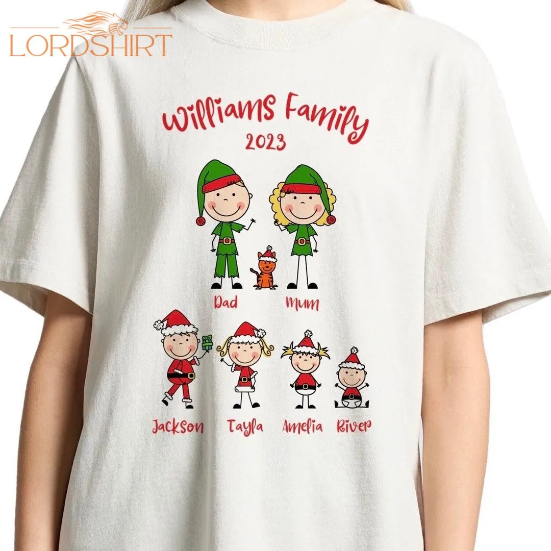 Family Santa T Shirts Family Christmas Shirts Matching