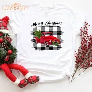 Farm Fresh Christmas Trees Truck Shirt Christmas T-shirt