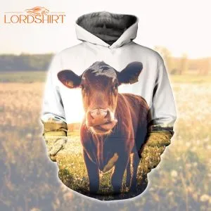 Farmer Sunshine In The Cow Hoodie 3d All Over Print