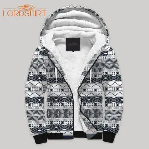 Farmhouse Blanket Fleece Zip Hoodie All Over Print