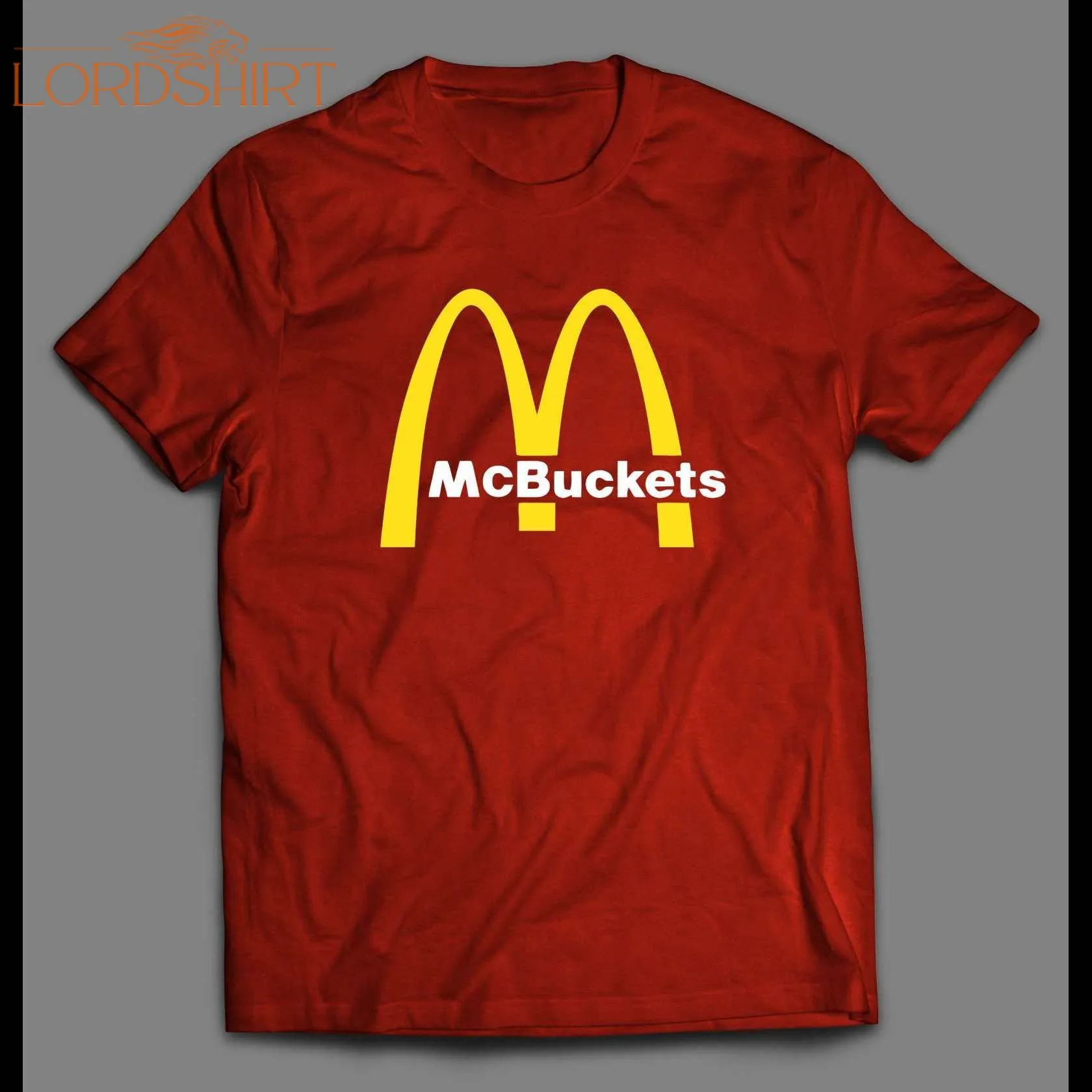 Fast Food Parody Mcbuckets Basketball Themed Shirt