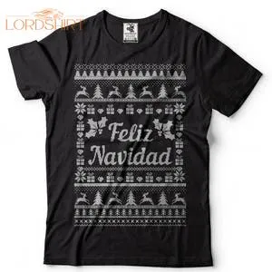 Feliz Navidad Christmas T-shirt Merry Christmas Tee Shirt Gift