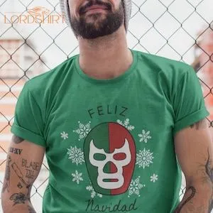 Feliz Navidad T-shirt Luchador T-shirt Lucha Libre T-shirt