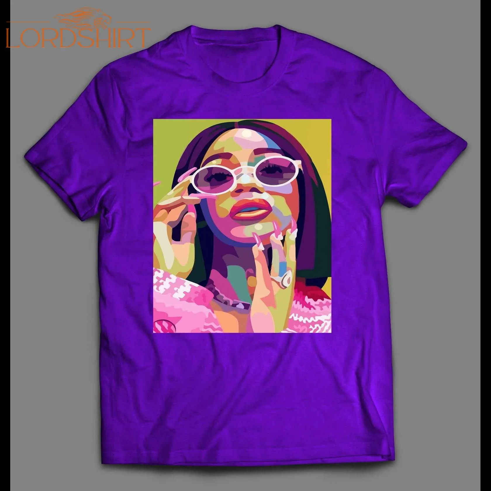 Female Rapper Okurr Oldskool Pop Art Shirt