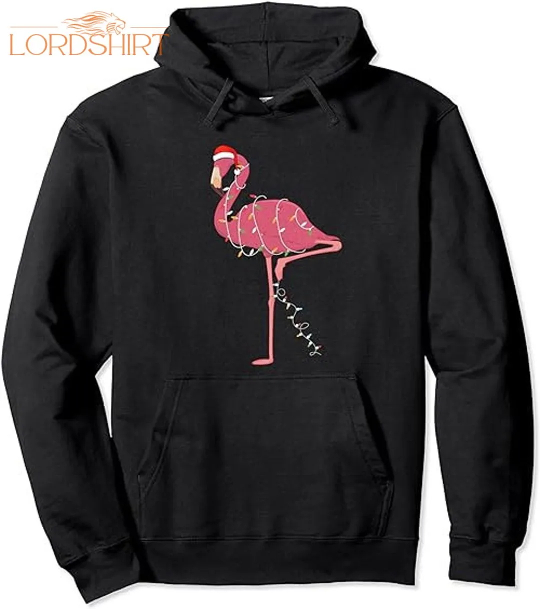 Flamingo Christmas T-shirt Sweatshirt Hoodie 39091